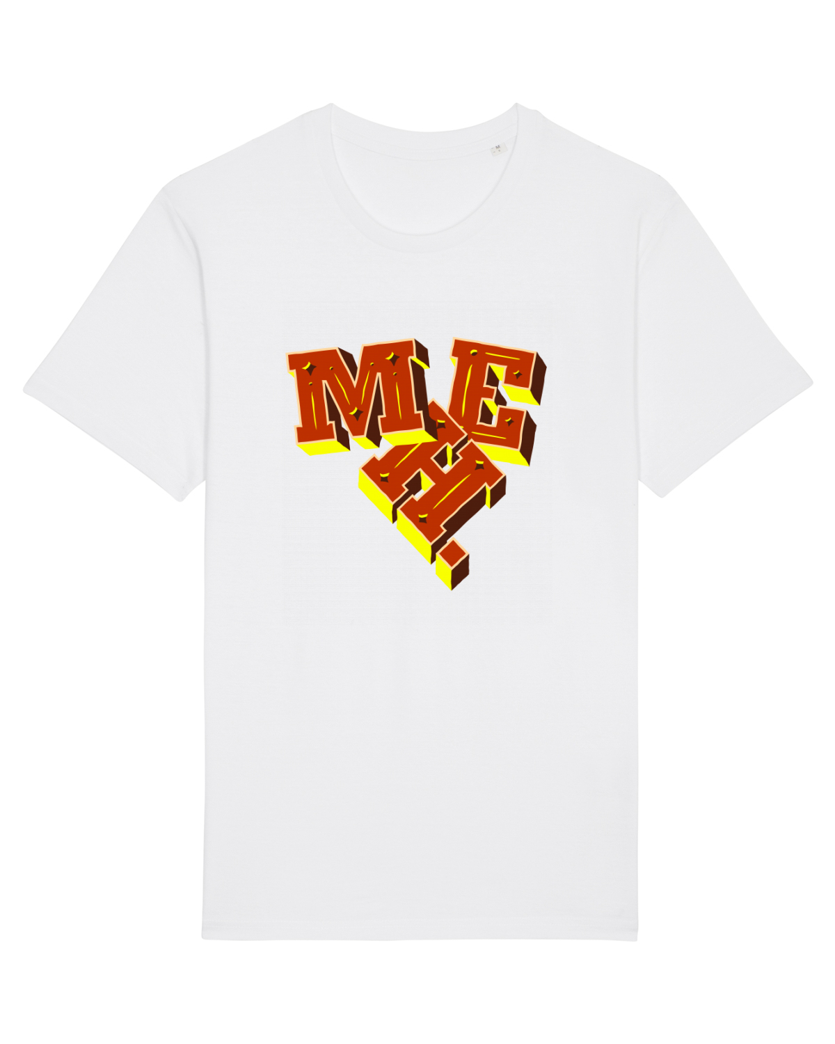 Tricou mânecă scurtă Unisex Rocker White