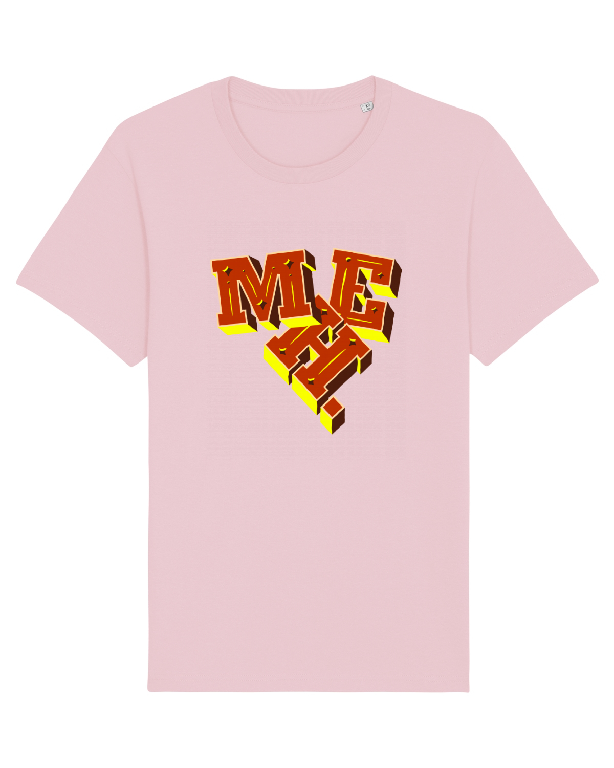 Tricou mânecă scurtă Unisex Rocker Cotton Pink