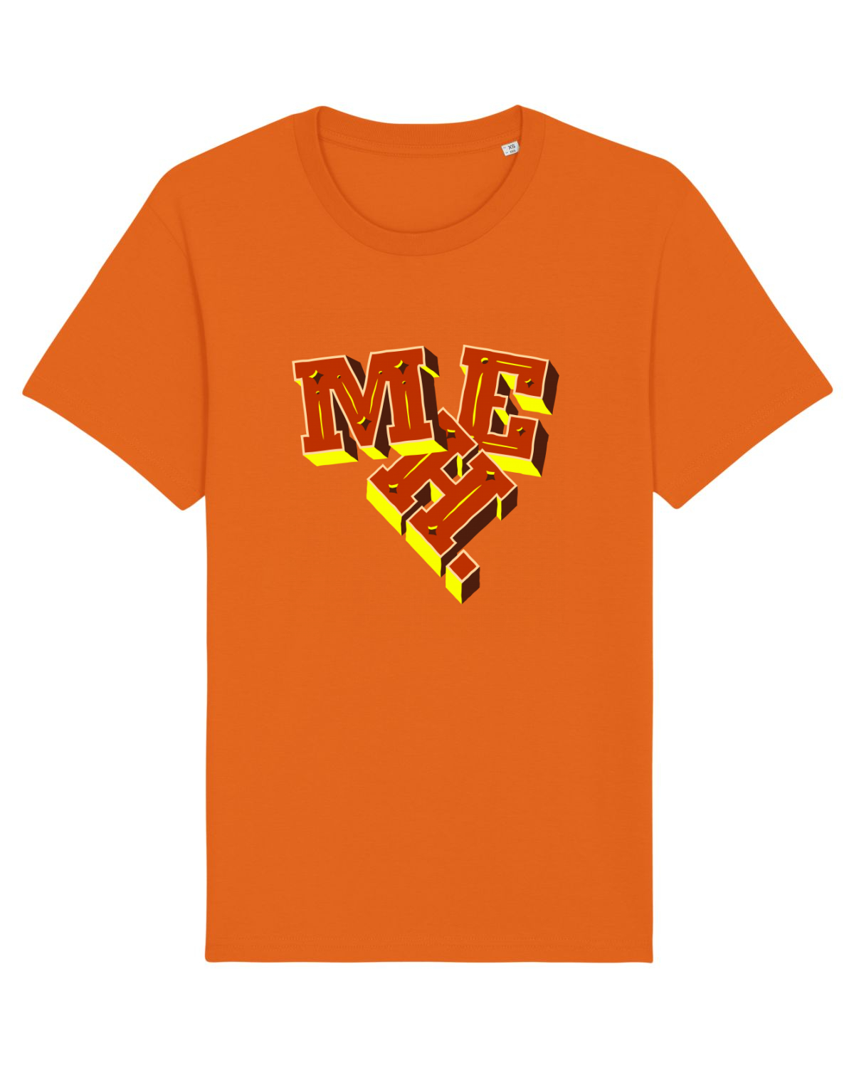 Tricou mânecă scurtă Unisex Rocker Bright Orange