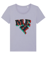 MEH. Tricou mânecă scurtă guler larg fitted Damă Expresser