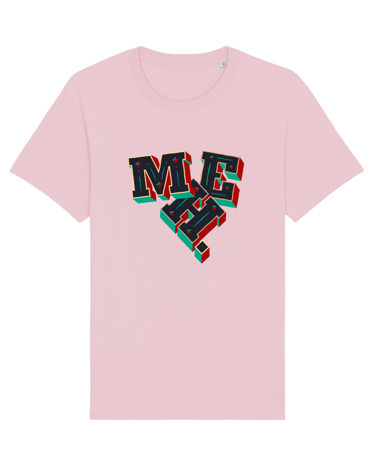 Tricou mânecă scurtă Unisex Rocker Cotton Pink