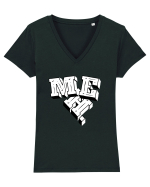 MEH. Tricou mânecă scurtă guler V Damă Evoker