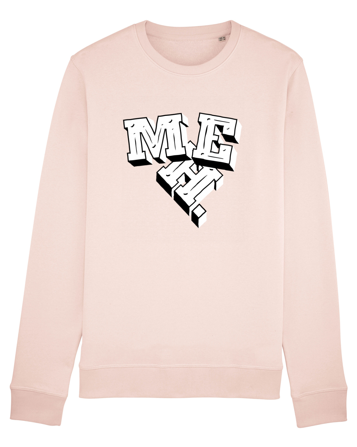 Bluză mânecă lungă Unisex Rise Candy Pink