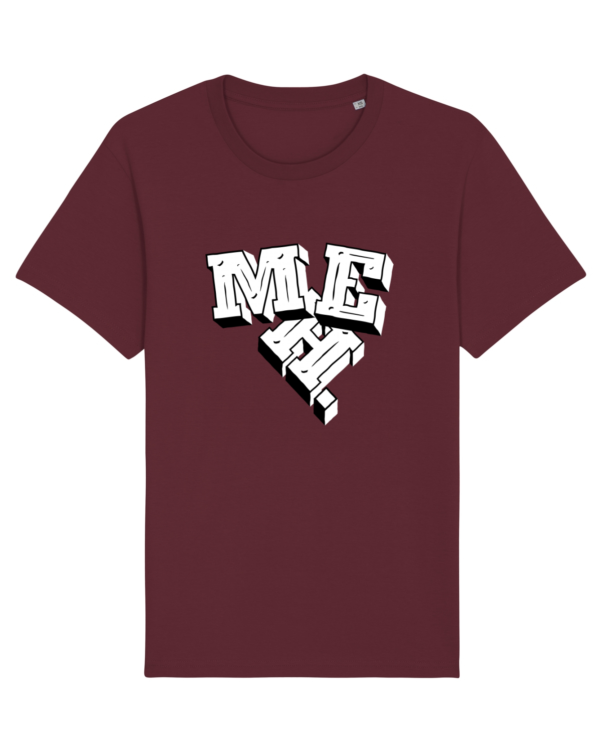 Tricou mânecă scurtă Unisex Rocker Burgundy