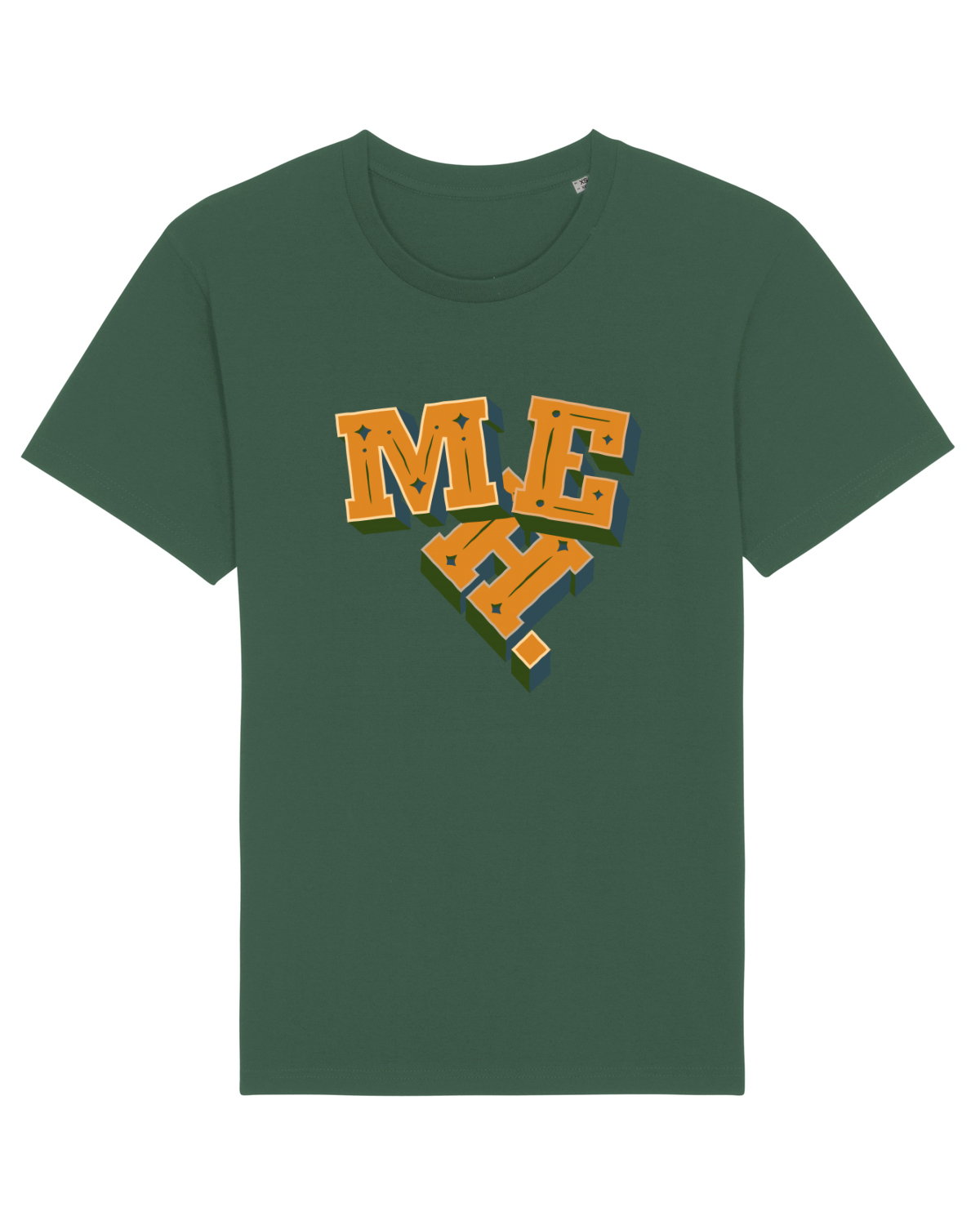 Tricou mânecă scurtă Unisex Rocker Bottle Green