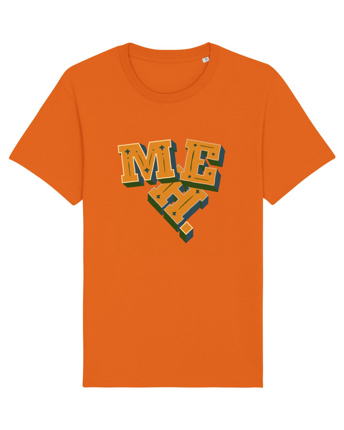 Tricou mânecă scurtă Unisex Rocker Bright Orange