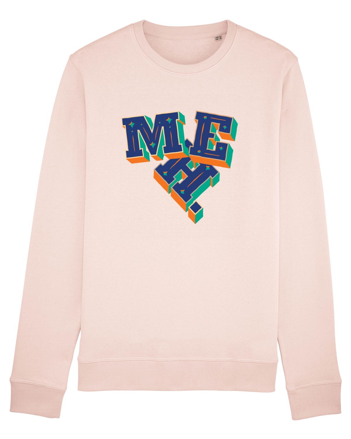 Bluză mânecă lungă Unisex Rise Candy Pink