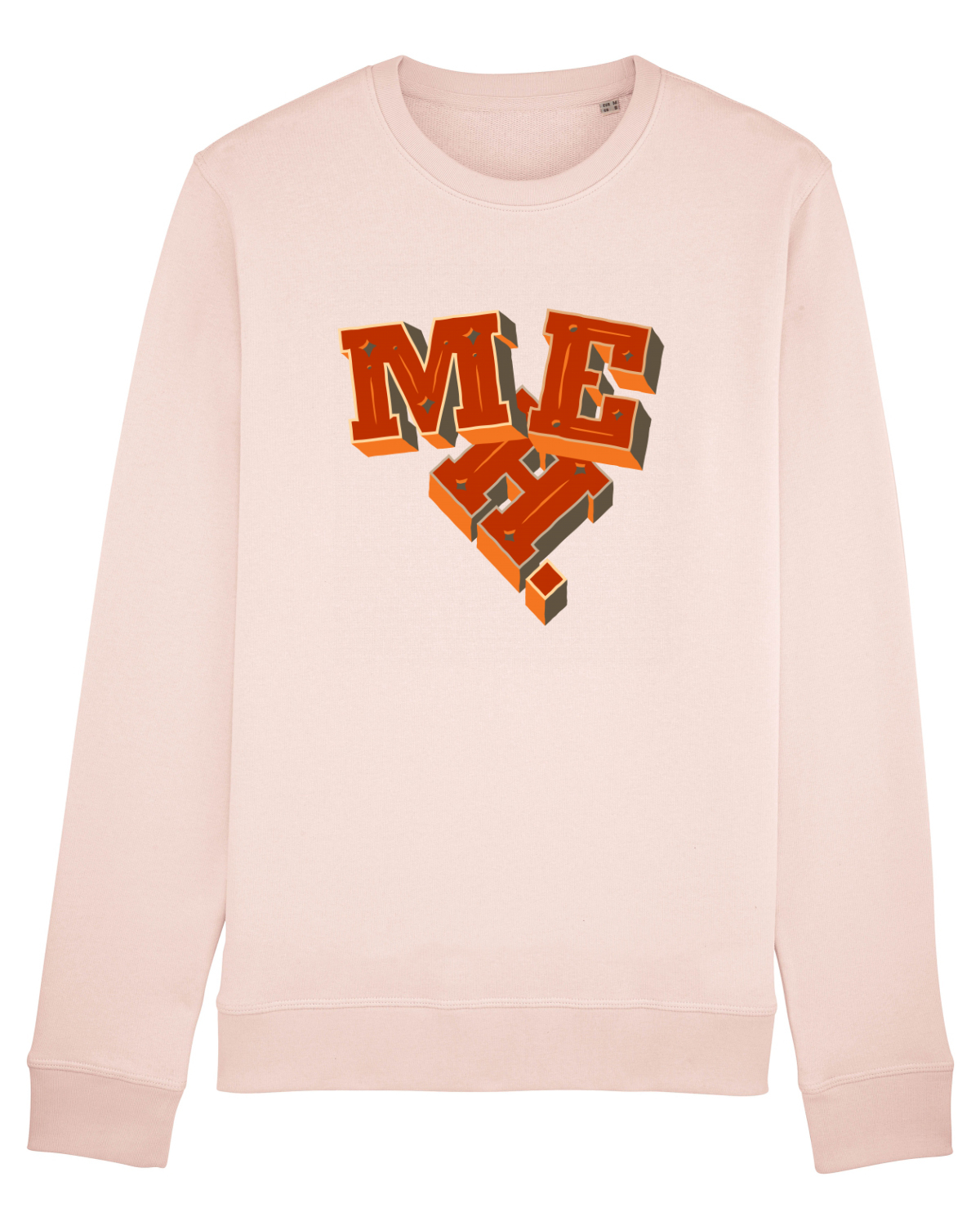 Bluză mânecă lungă Unisex Rise Candy Pink