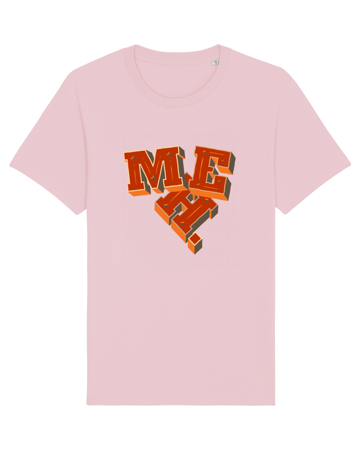 Tricou mânecă scurtă Unisex Rocker Cotton Pink
