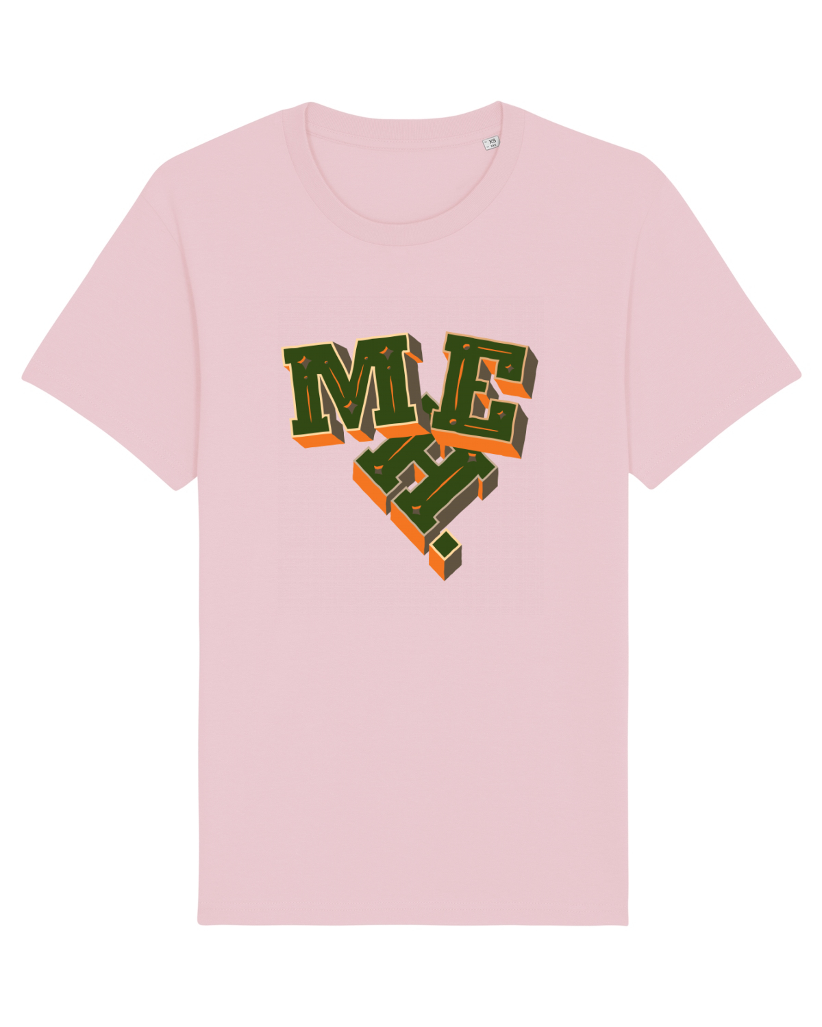 Tricou mânecă scurtă Unisex Rocker Cotton Pink