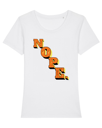 NOPE. White