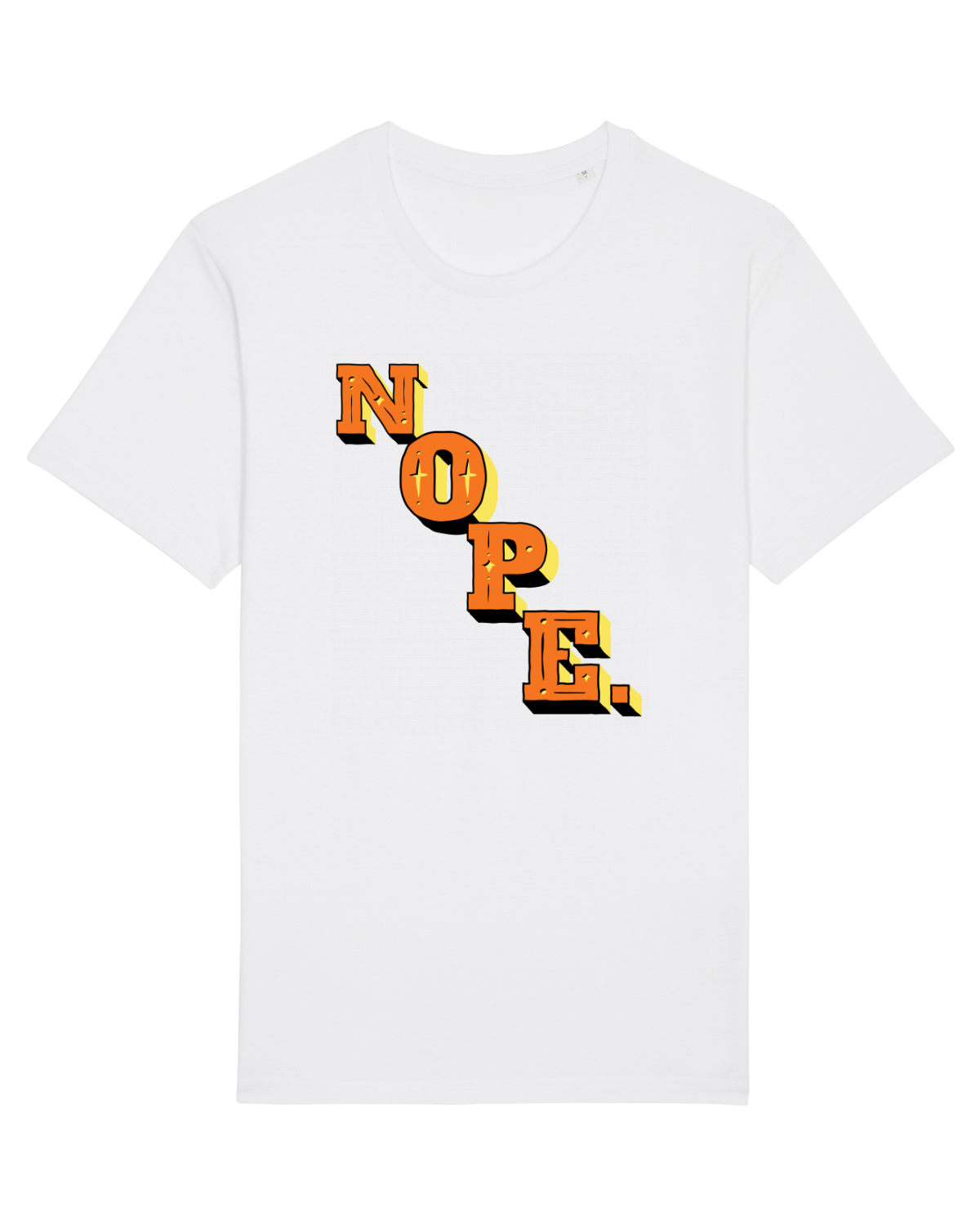 Tricou mânecă scurtă Unisex Rocker White