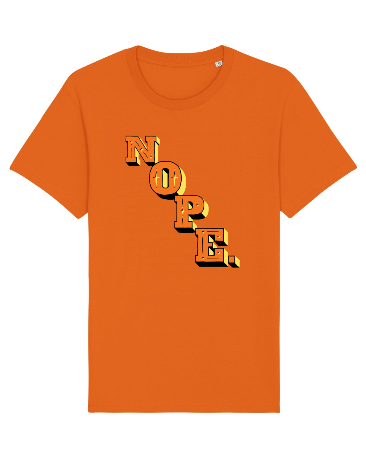 Tricou mânecă scurtă Unisex Rocker Bright Orange