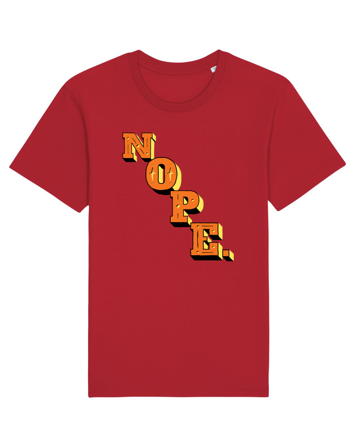 Tricou mânecă scurtă Unisex Rocker Red