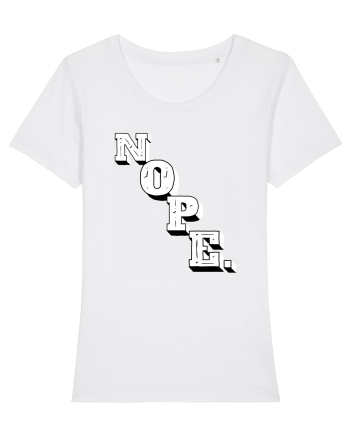 NOPE. White