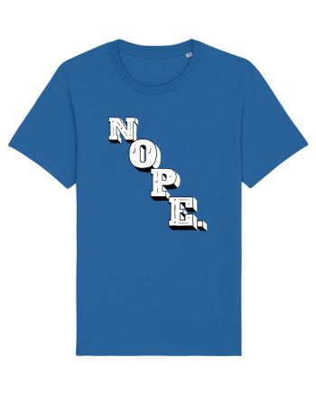 NOPE. Royal Blue