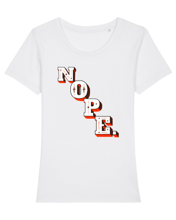 NOPE. White