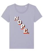 NOPE. Tricou mânecă scurtă guler larg fitted Damă Expresser