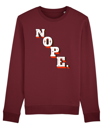NOPE. Burgundy