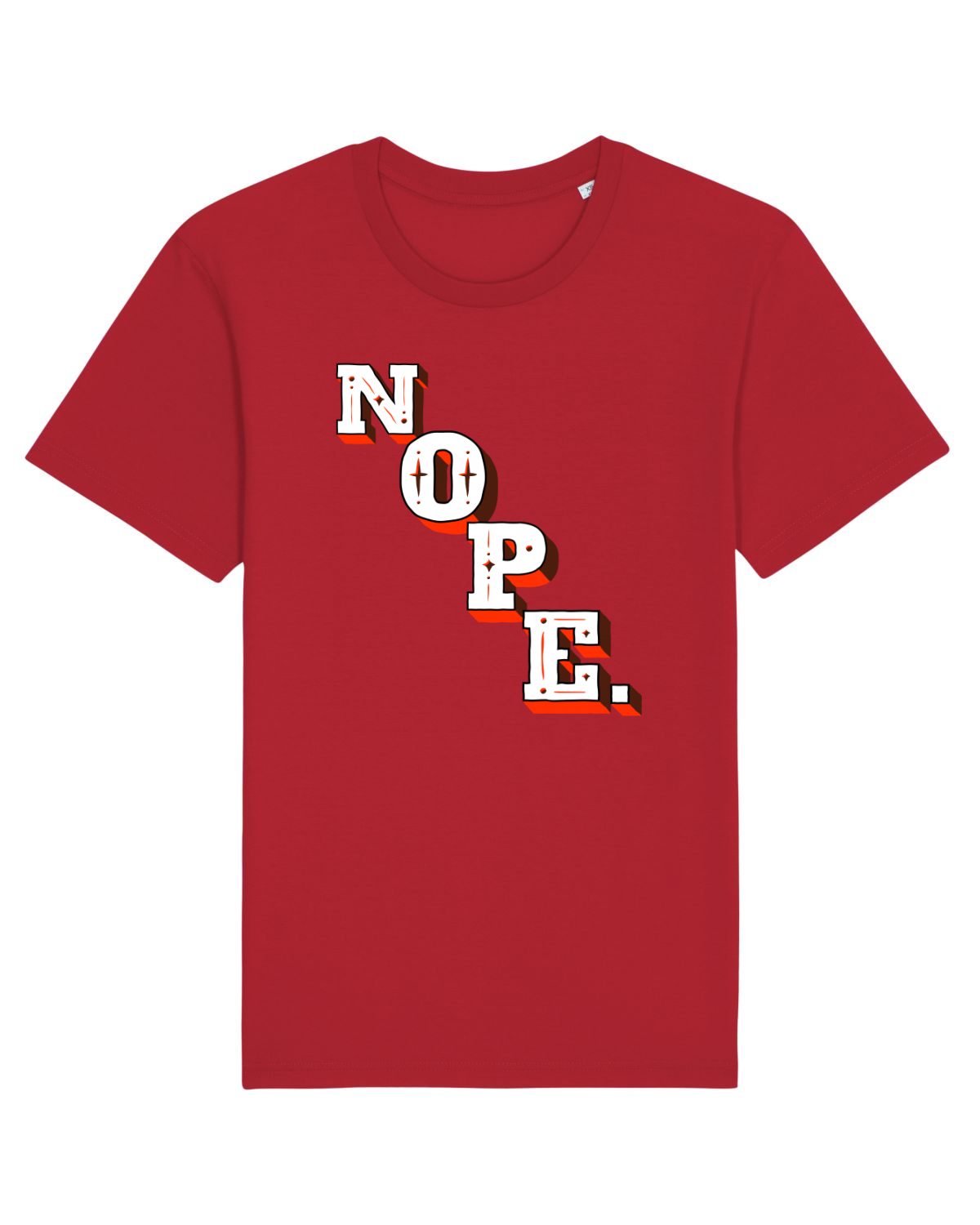 Tricou mânecă scurtă Unisex Rocker Red