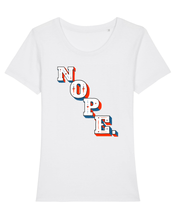 NOPE. White