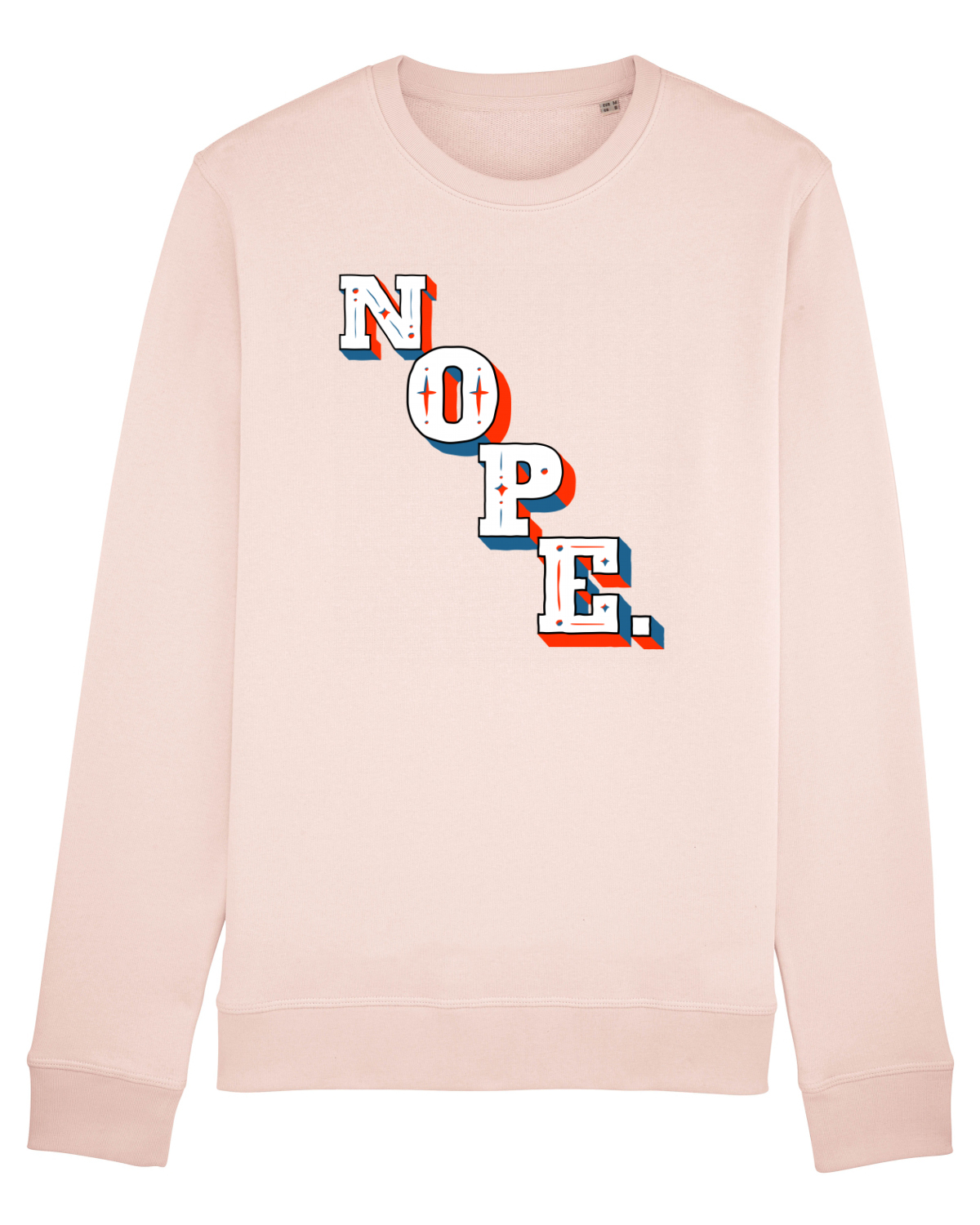 Bluză mânecă lungă Unisex Rise Candy Pink