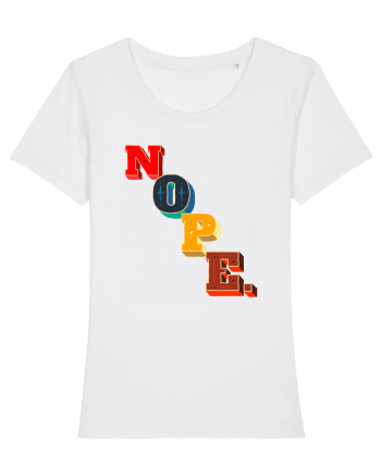 NOPE. White
