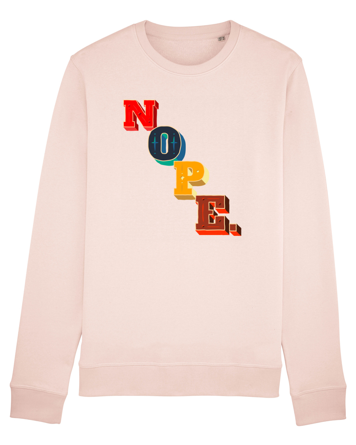Bluză mânecă lungă Unisex Rise Candy Pink