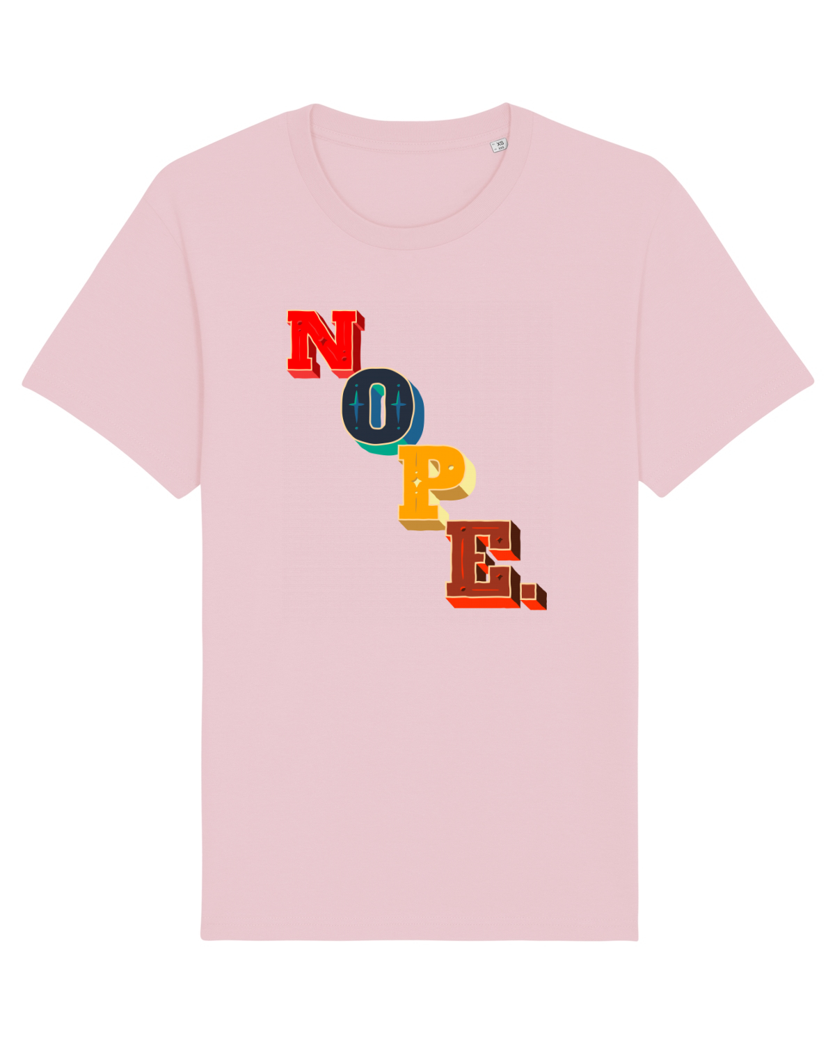 Tricou mânecă scurtă Unisex Rocker Cotton Pink