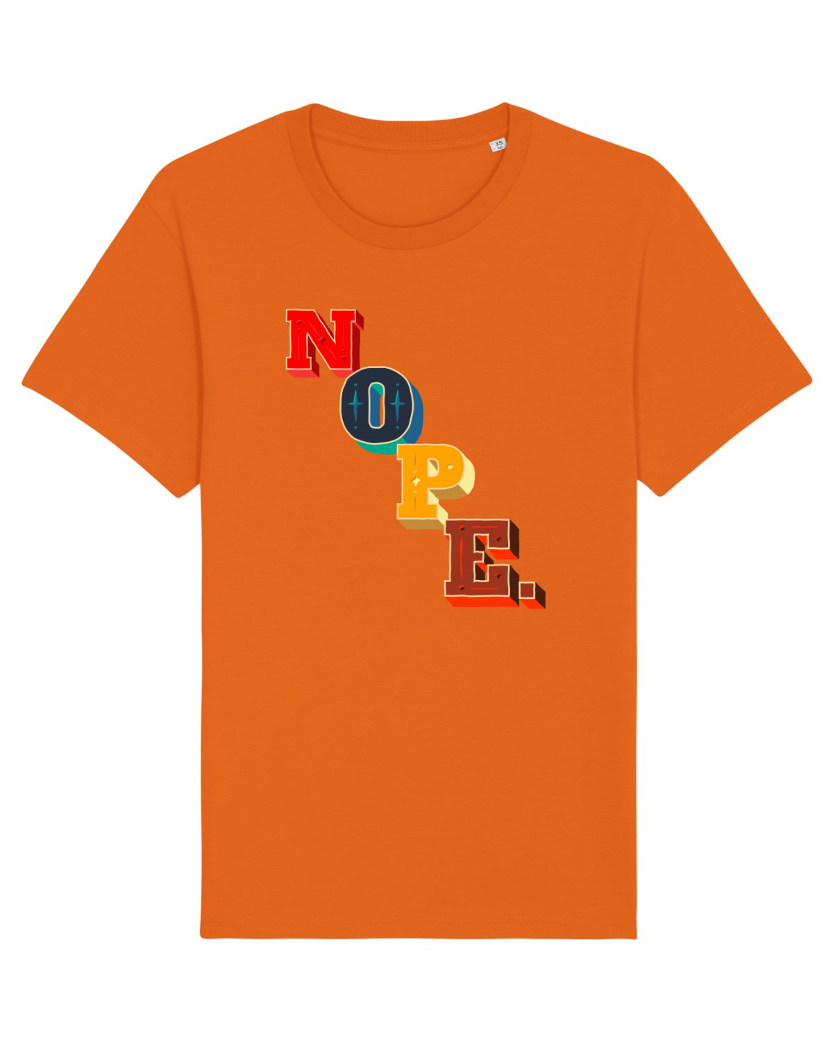 Tricou mânecă scurtă Unisex Rocker Bright Orange