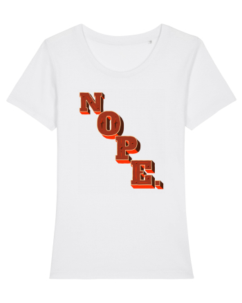 NOPE. White