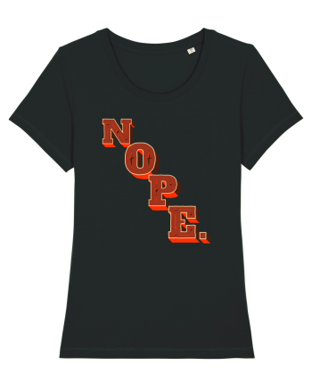 NOPE. Black