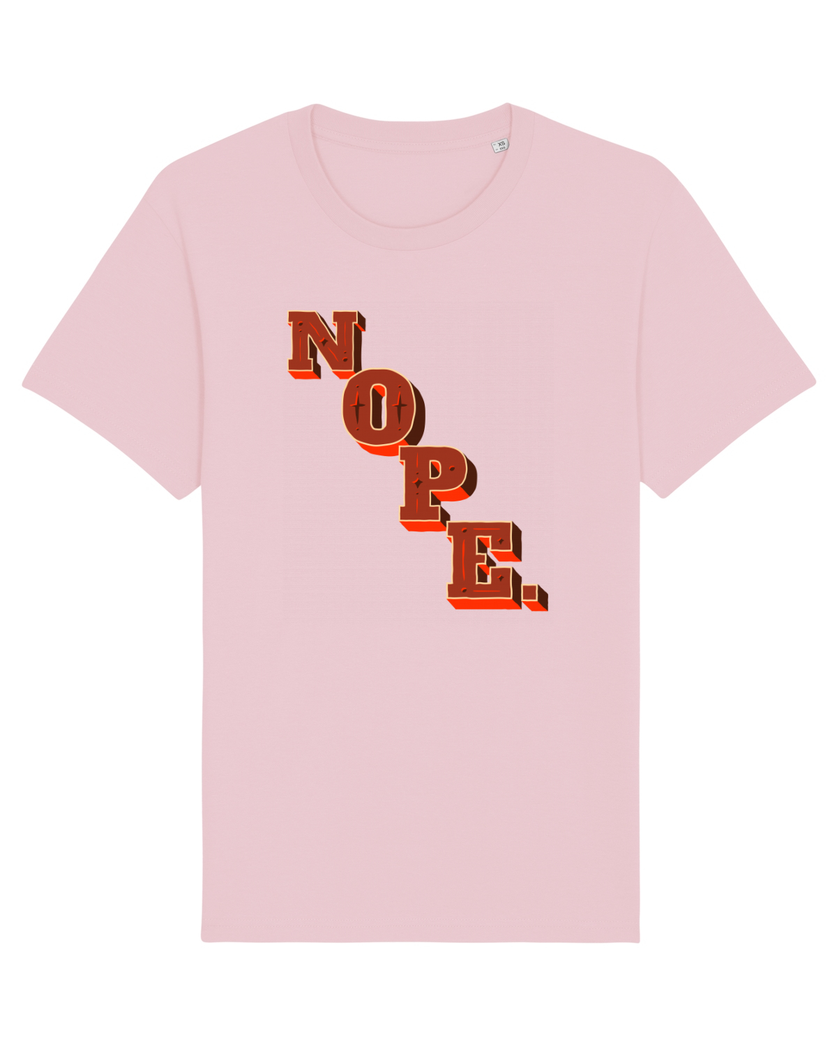 Tricou mânecă scurtă Unisex Rocker Cotton Pink