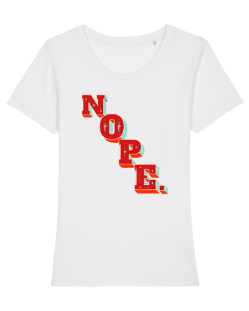 NOPE. White