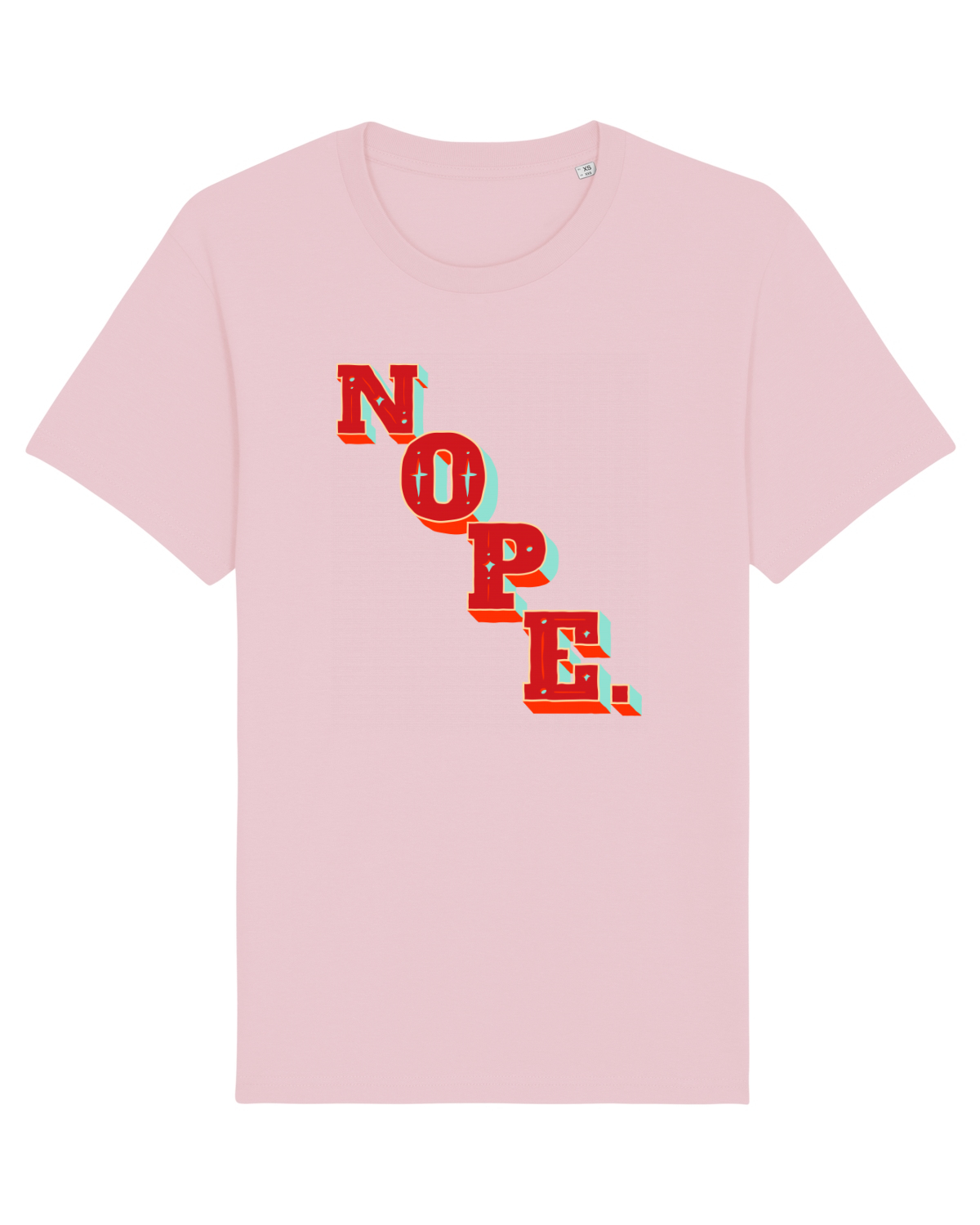 Tricou mânecă scurtă Unisex Rocker Cotton Pink
