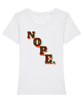 NOPE. White
