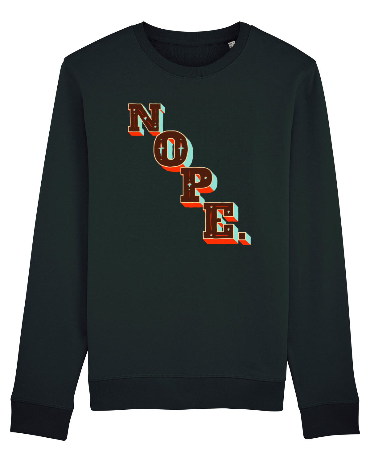 Bluză mânecă lungă Unisex Rise Black