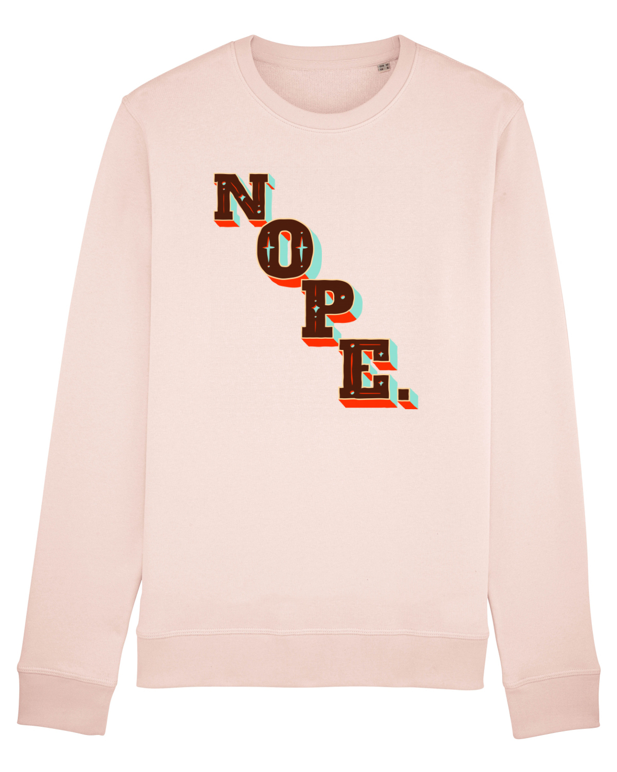 Bluză mânecă lungă Unisex Rise Candy Pink