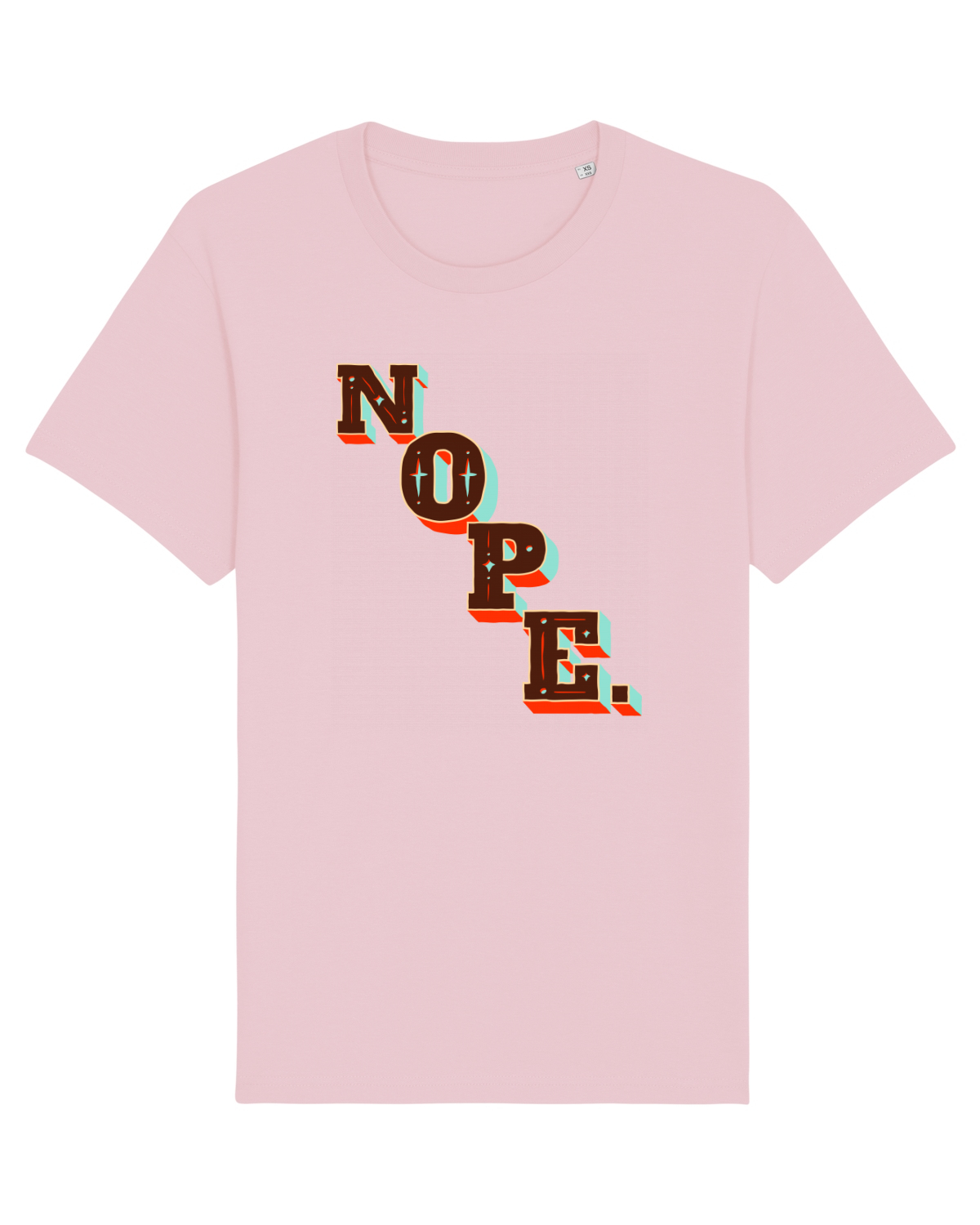 Tricou mânecă scurtă Unisex Rocker Cotton Pink