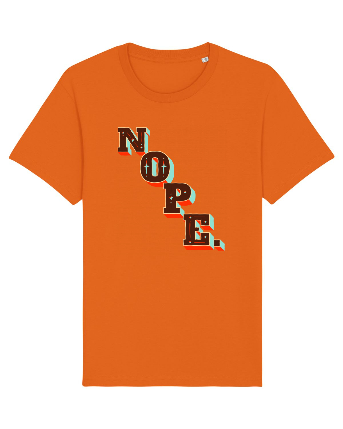 Tricou mânecă scurtă Unisex Rocker Bright Orange