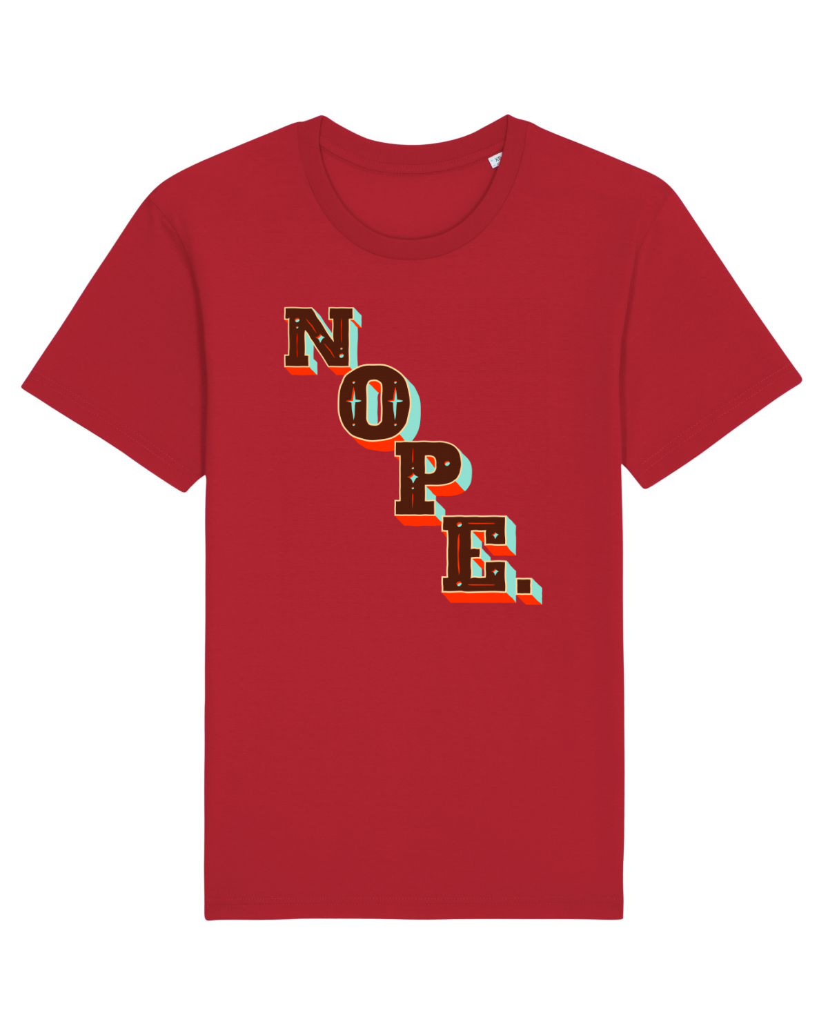 Tricou mânecă scurtă Unisex Rocker Red