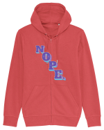 NOPE. Hanorac cu fermoar Unisex Connector