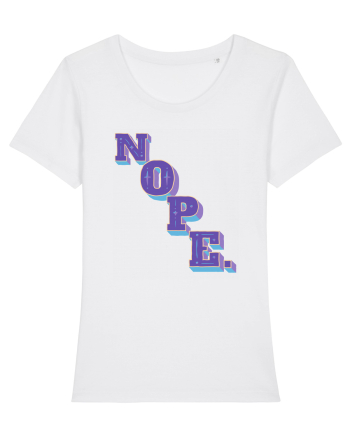 NOPE. White