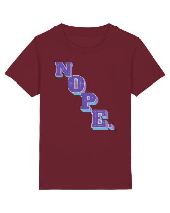 NOPE. Burgundy