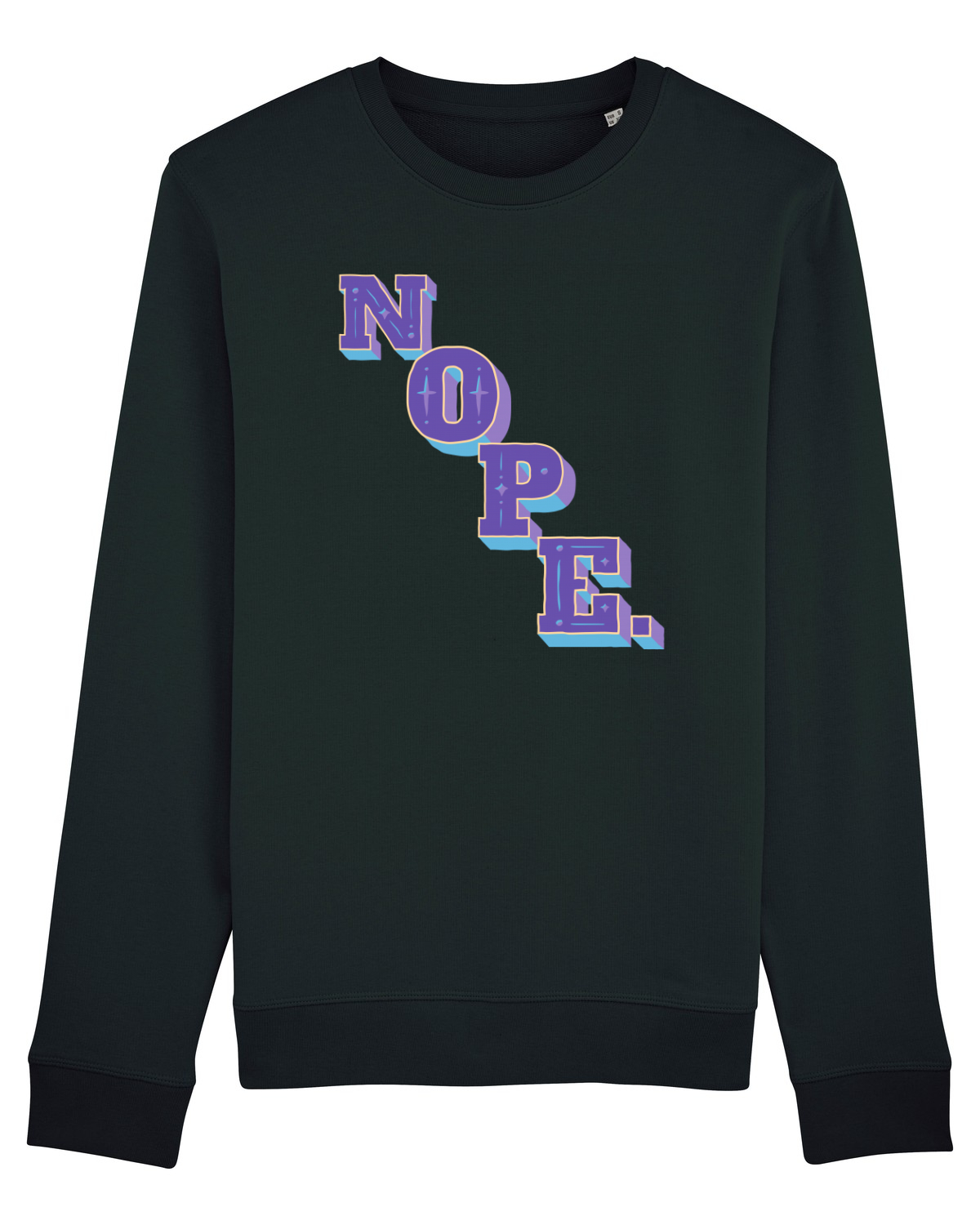 Bluză mânecă lungă Unisex Rise Black