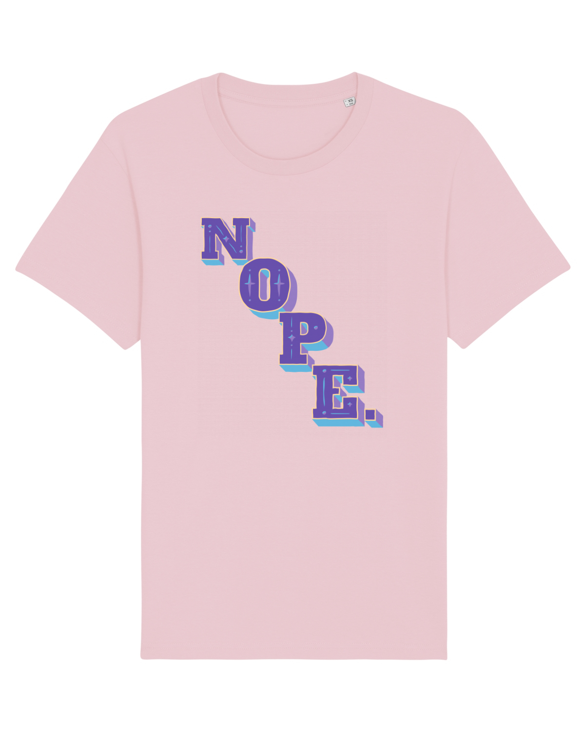 Tricou mânecă scurtă Unisex Rocker Cotton Pink