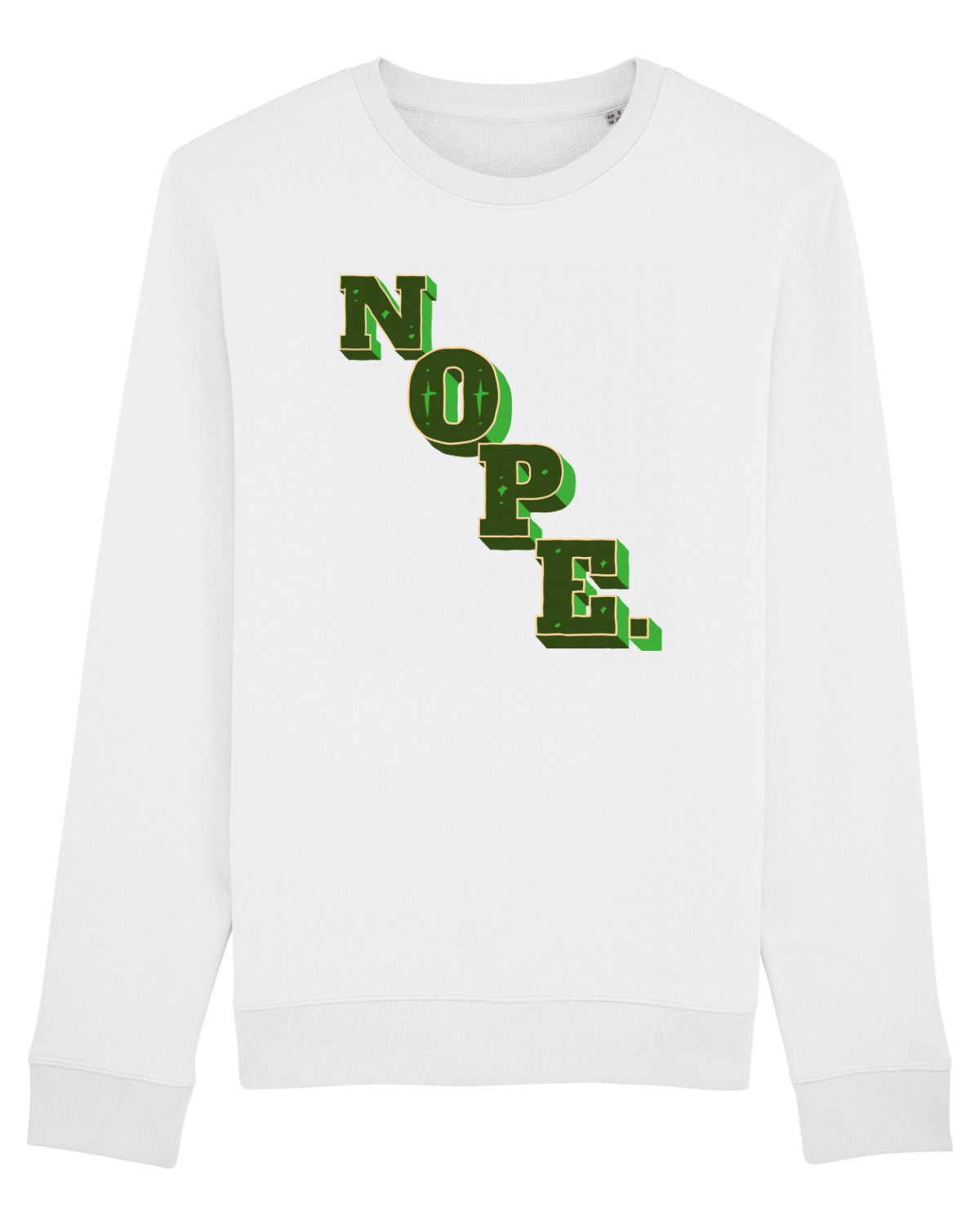 Bluză mânecă lungă Unisex Rise White