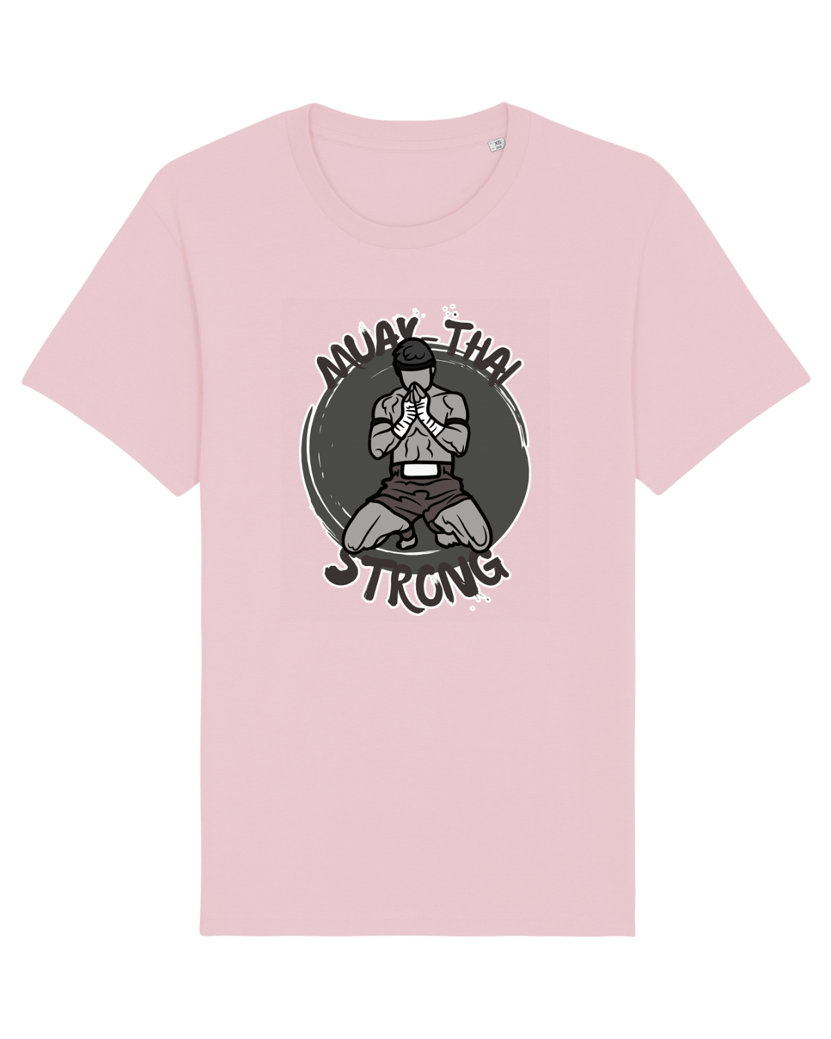 Tricou mânecă scurtă Unisex Rocker Cotton Pink