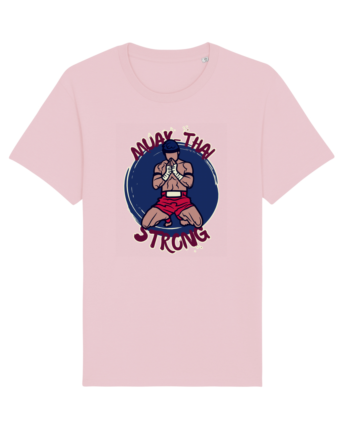 Tricou mânecă scurtă Unisex Rocker Cotton Pink