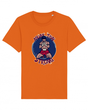 Muay Thai Fighter Bright Orange